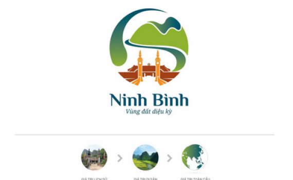 Sở Du lịch xin &yacute; kiến c&aacute;c cơ quan, đơn vị, chuy&ecirc;n gia, nh&acirc;n d&acirc;n v&agrave; kh&aacute;ch du lịch về biểu trưng v&agrave; c&acirc;u khẩu hiệu du lịch Ninh B&igrave;nh