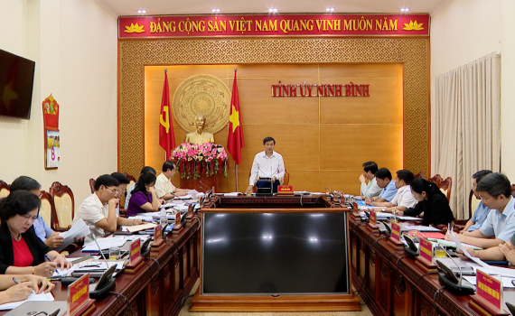 Hội nghị Ban Thường vụ Tỉnh ủy ng&agrave;y 8/9/2023