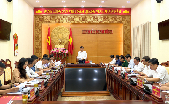 Thường trực Tỉnh ủy triển khai c&ocirc;ng t&aacute;c l&atilde;nh đạo th&aacute;ng 9/2023