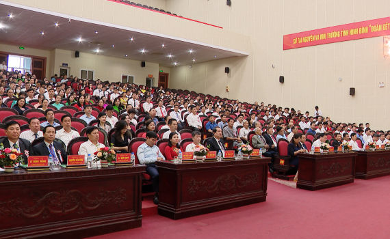Lễ kỷ niệm 20 năm th&agrave;nh lập Sở T&agrave;i nguy&ecirc;n v&agrave; M&ocirc;i trường