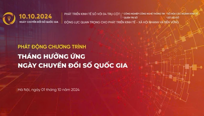 Phổ cập bộ nhận diện Ngày Chuyển đổi số quốc gia năm 2024