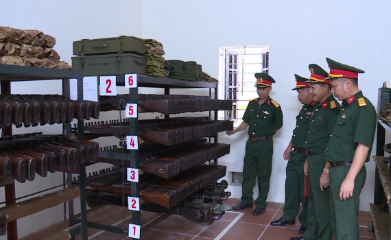 Bộ CHQS tỉnh kiểm tra to&agrave;n diện c&ocirc;ng t&aacute;c quốc ph&ograve;ng, qu&acirc;n sự địa phương tại Y&ecirc;n M&ocirc;, Tam Điệp v&agrave; Trung đo&agrave;n 855
