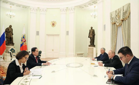 Chủ tịch Quốc hội Trần Thanh Mẫn hội kiến Tổng thống Li&ecirc;n bang Nga Vladimir Putin