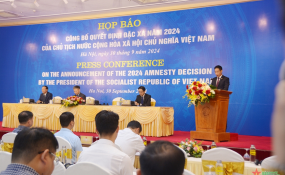 C&ocirc;ng bố Quyết định đặc x&aacute; của Chủ tịch nước đối với 3.763 phạm nh&acirc;n
