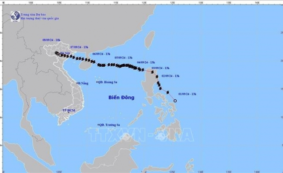 Tin cuối c&ugrave;ng về b&atilde;o số 3: &Aacute;p thấp nhiệt đới suy yếu th&agrave;nh v&ugrave;ng &aacute;p thấp