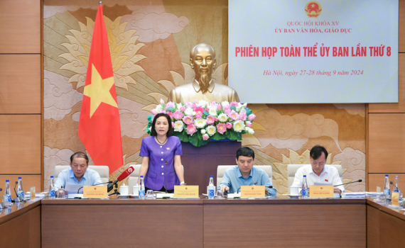 Ph&oacute; Chủ tịch Quốc hội Nguyễn Thị Thanh dự Phi&ecirc;n họp to&agrave;n thể lần thứ 8 của Ủy ban Văn h&oacute;a, Gi&aacute;o dục