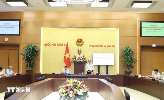 Đảng đo&agrave;n Quốc hội v&agrave; Ban C&aacute;n sự Đảng Ch&iacute;nh phủ họp chuẩn bị cho Kỳ họp thứ t&aacute;m, Quốc hội kh&oacute;a XV