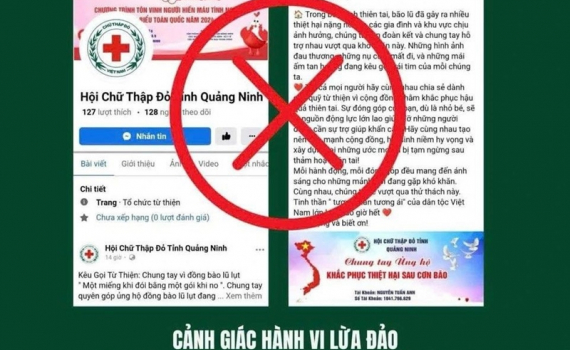 Cảnh gi&aacute;c với lừa đảo k&ecirc;u gọi từ thiện v&agrave; đưa tin sai lệch li&ecirc;n quan tới b&atilde;o số 3