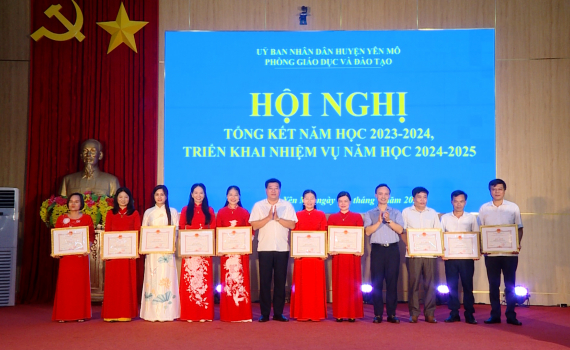 Y&ecirc;n M&ocirc; triển khai nhiệm vụ năm học 2024 - 2025