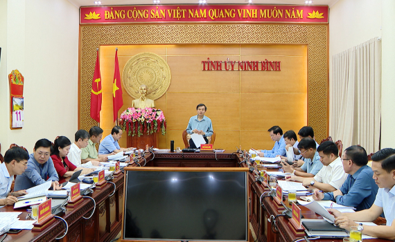 Hội nghị Ban Thường vụ Tỉnh ủy ng&agrave;y 11/09/2024