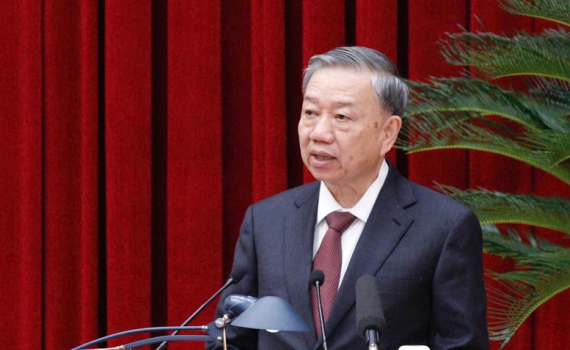 Ph&aacute;t biểu bế mạc Hội nghị Trung ương 10 kho&aacute; XIII của Tổng B&iacute; thư, Chủ tịch nước T&ocirc; L&acirc;m