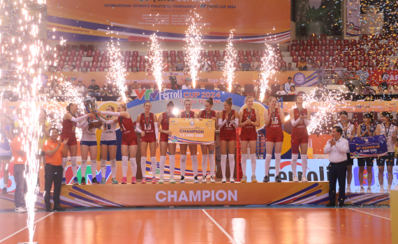 Chung kết v&agrave; Bế mạc Giải b&oacute;ng chuyền nữ quốc tế VTV cup 2024