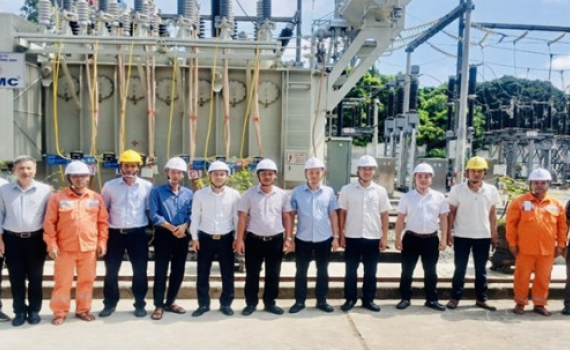 PC Ninh B&igrave;nh đẩy nhanh tiến độ dự &aacute;n n&acirc;ng c&ocirc;ng suất trạm 110 kV Tam Điệp