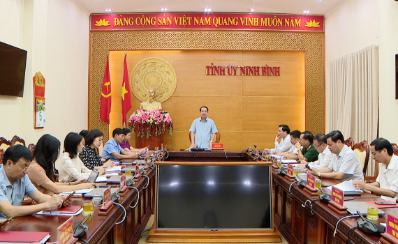 Thường trực Tỉnh ủy triển khai nhiệm vụ trọng t&acirc;m c&ocirc;ng t&aacute;c th&aacute;ng 9/2024