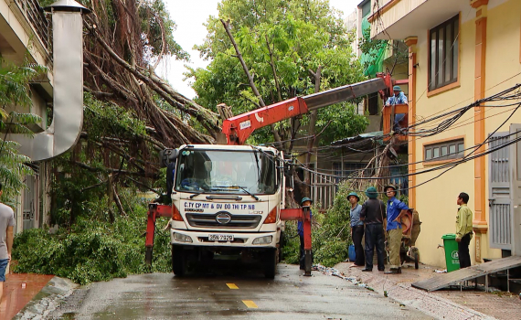 Ninh B&igrave;nh khắc phục hậu quả b&atilde;o số 3