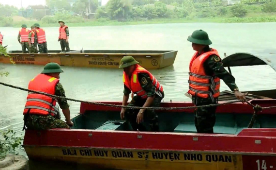 Bộ CHQS tỉnh chủ động ứng ph&oacute; b&atilde;o số 3