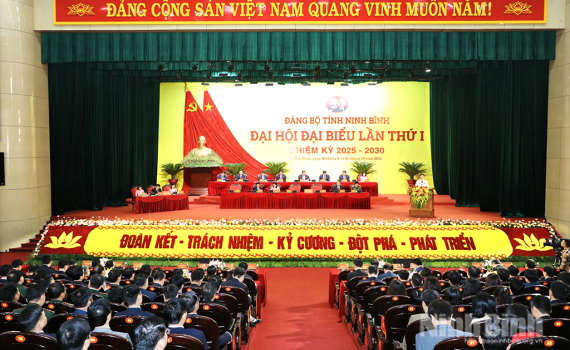 Phi&ecirc;n tr&ugrave; bị Đại hội đại biểu Đảng bộ tỉnh Ninh B&igrave;nh lần thứ I, nhiệm kỳ 2025-2030