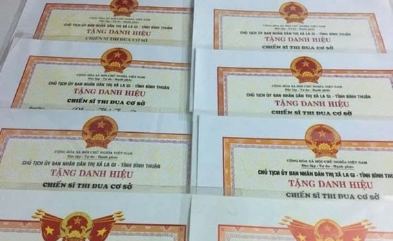 Quy định mới về tỷ lệ x&eacute;t tặng danh hiệu Chiến sĩ thi đua cơ sở &aacute;p dụng từ 01/10/2026