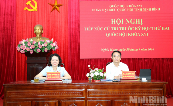 Đại biểu Quốc hội tỉnh tiếp x&uacute;c cử tri trước Kỳ họp thứ Hai, Quốc hội kh&oacute;a XVI