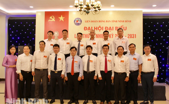 Đại hội đại biểu Li&ecirc;n đo&agrave;n B&oacute;ng b&agrave;n tỉnh Ninh B&igrave;nh lần thứ I, nhiệm kỳ 2026-2031