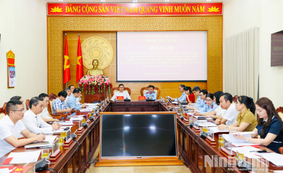 C&ocirc;ng bố Quyết định thanh tra việc chấp h&agrave;nh c&aacute;c quy định về c&ocirc;ng t&aacute;c bảo vệ b&iacute; mật Nh&agrave; nước đối với Tỉnh ủy Ninh B&igrave;nh