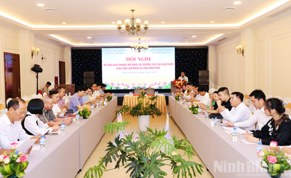 Ninh B&igrave;nh - L&acirc;m Đồng: Kết nối giao thương, mở rộng thị trường ti&ecirc;u thụ sản phẩm