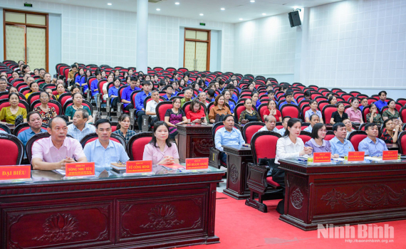 Phường Tam Điệp: Đối thoại giữa người đứng đầu cấp ủy, ch&iacute;nh quyền với c&aacute;n bộ, đo&agrave;n vi&ecirc;n, hội vi&ecirc;n