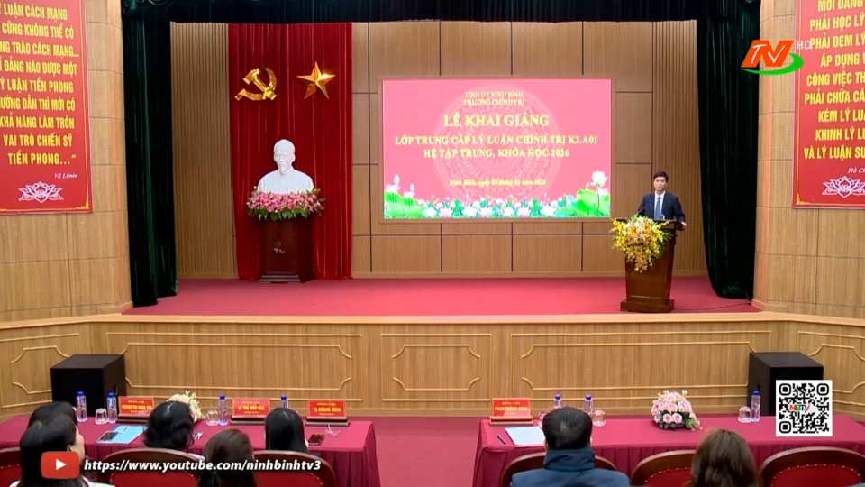 Khai giảng lớp Trung cấp l&yacute; luận ch&iacute;nh trị hệ tập trung 