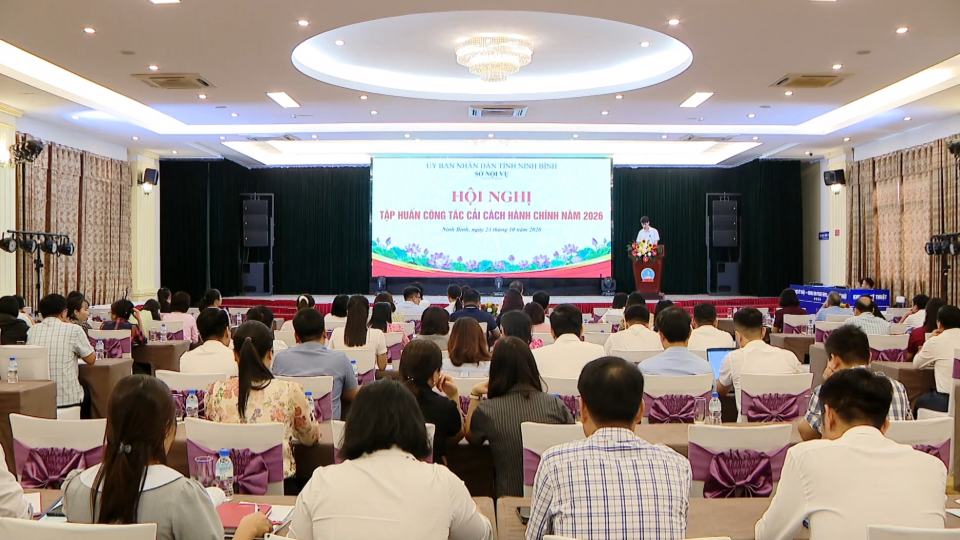 Tập huấn c&ocirc;ng t&aacute;c cải c&aacute;ch h&agrave;nh ch&iacute;nh năm 2026