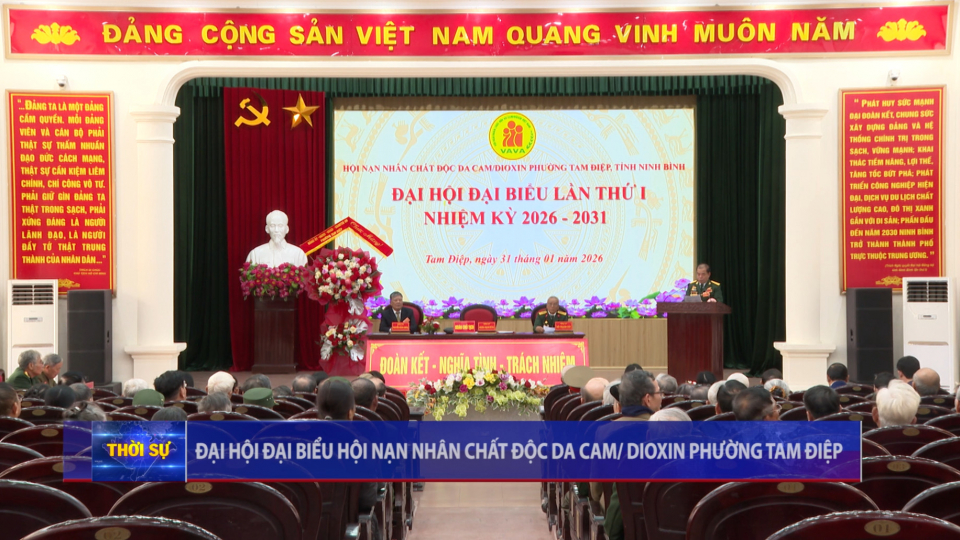 Đại hội đại biểu Hội Nạn nh&acirc;n chất độc da cam/dioxin phường Tam Điệp