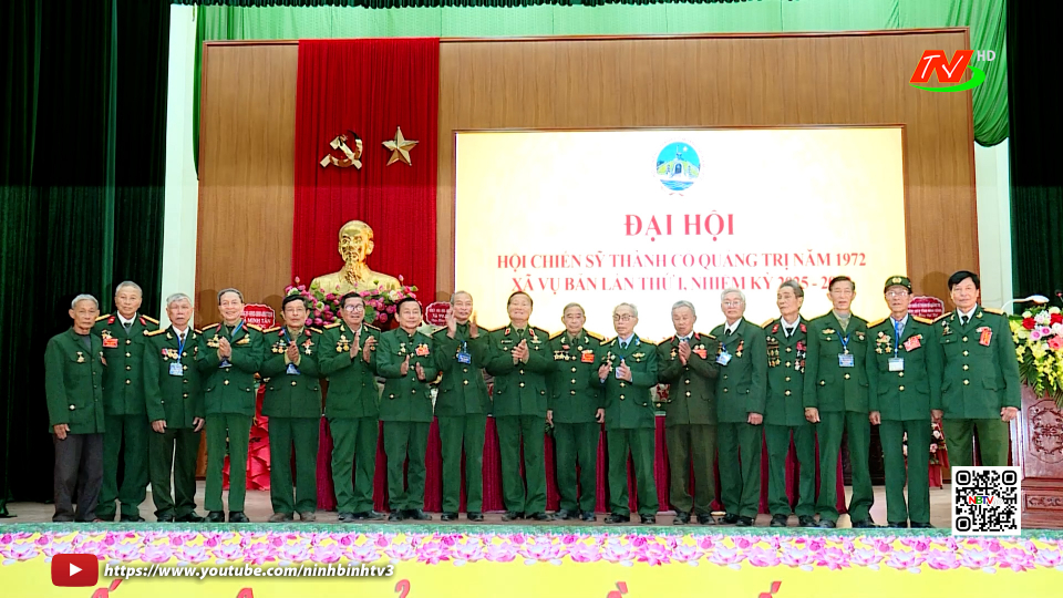 Đại hội Đại biểu Hội Chiến sĩ Th&agrave;nh Cổ Quảng Trị năm 1972 x&atilde; Vụ Bản