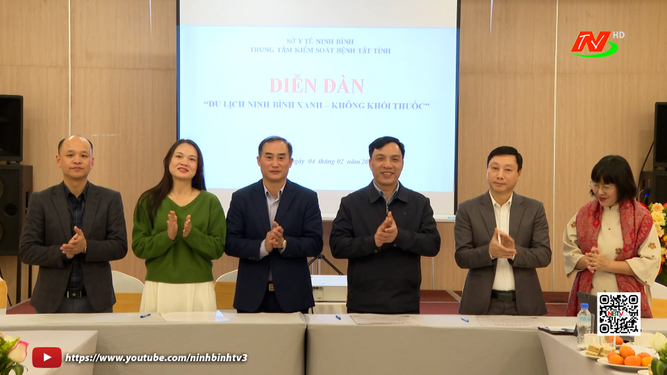 Diễn đ&agrave;n du lịch Ninh B&igrave;nh xanh - Kh&ocirc;ng kh&oacute;i thuốc