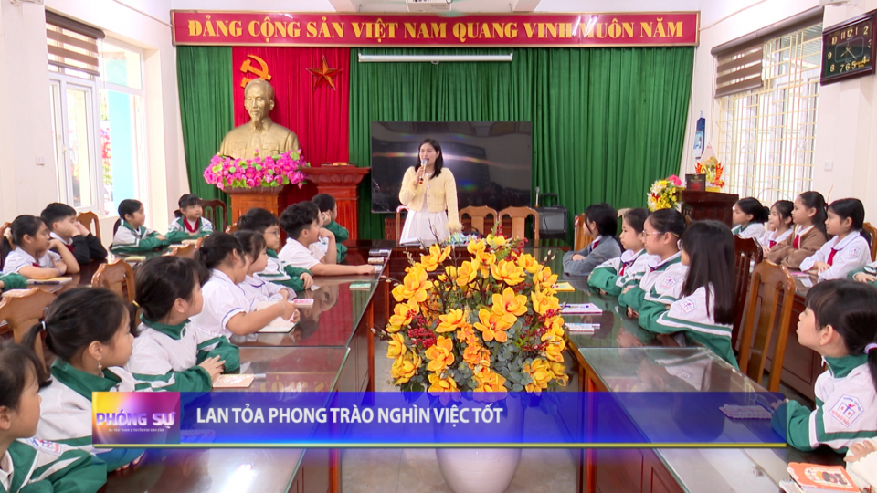 Lan tỏa phong tr&agrave;o "Ngh&igrave;n việc tốt"