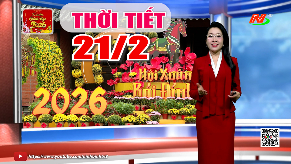 Dự b&aacute;o thời tiết khu vực tỉnh Ninh B&igrave;nh đ&ecirc;m 20, ng&agrave;y 21/2/2026