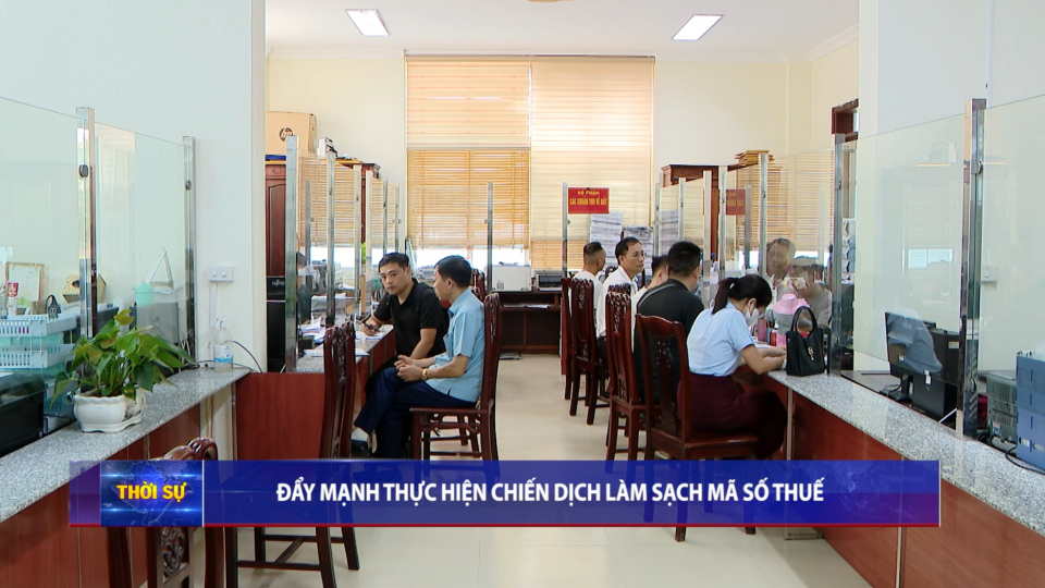 Đẩy mạnh thực hiện chiến dịch l&agrave;m sạch m&atilde; số thuế