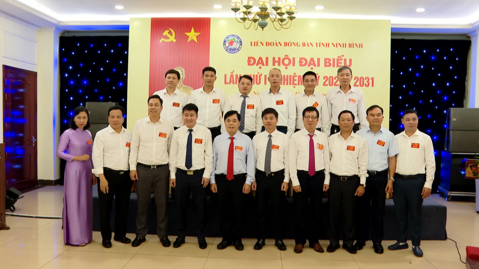 Đại hội đại biểu Li&ecirc;n đo&agrave;n B&oacute;ng b&agrave;n tỉnh Ninh B&igrave;nh lần thứ I, nhiệm kỳ 2026-2031