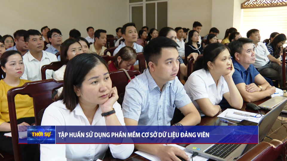 Tập huấn sử dụng phần mềm cơ sở dữ liệu đảng vi&ecirc;n