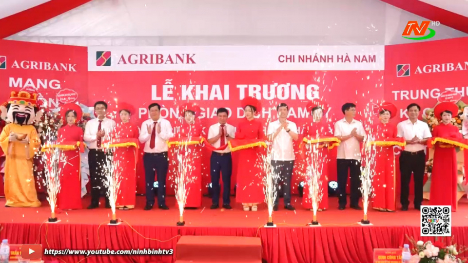 Khai trương ph&ograve;ng giao dịch Nam L&yacute; trực thuộc Agribank Chi nh&aacute;nh L&yacute; Nh&acirc;n H&agrave; Nam