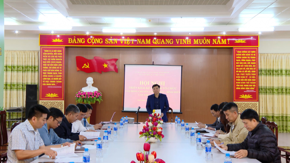 Triển khai kế hoạch tổ chức Giải B&oacute;ng chuyền C&uacute;p Hoa Lư-B&igrave;nh Điền năm 2026 