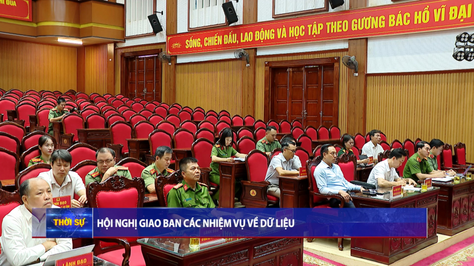 Hội nghị giao ban c&aacute;c nhiệm vụ về dữ liệu
