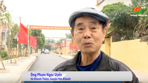 Người d&acirc;n h&agrave;i l&ograve;ng kết quả x&acirc;y dựng n&ocirc;ng th&ocirc;n mới