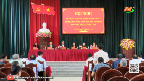 Tiếp x&uacute;c giữa cử tri với người ứng cử đại biểu hội đồng nh&acirc;n d&acirc;n tỉnh tại x&atilde; Kim Sơn, Chất B&igrave;nh