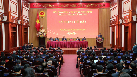 Kỳ họp thứ bảy, HĐND tỉnh kh&oacute;a XV, nhiệm kỳ 2021-2026