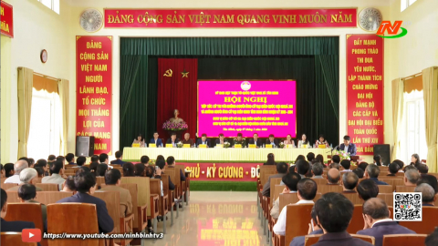 Tiếp x&uacute;c giữa cử tri với người ứng cử đại biểu Quốc hội, đại biểu hội đồng nh&acirc;n d&acirc;n tỉnh tại x&atilde; T&acirc;n Minh, Phong Doanh