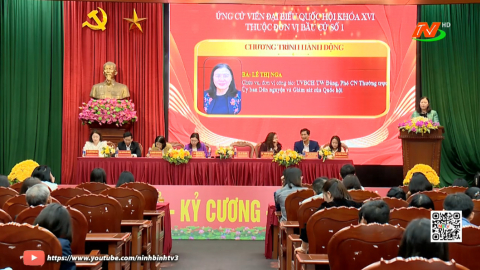 Tiếp x&uacute;c giữa cử tri với người ứng cử đại biểu Quốc hội, đại biểu hội đồng nh&acirc;n d&acirc;n tỉnh (tại c&aacute;c phường Kim Bảng, L&ecirc; Hồ, Nguyễn &Uacute;y)