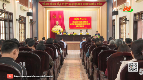 Tiếp x&uacute;c giữa cử tri với người ứng cử đại biểu hội đồng nh&acirc;n d&acirc;n tỉnh tại x&atilde; Y&ecirc;n Kh&aacute;nh
