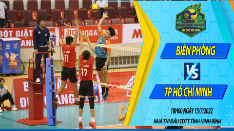 BI&Ecirc;N PH&Ograve;NG vs TP HỒ CH&Iacute; MINH _Trận ph&acirc;n hạng nam - Giải B&oacute;ng chuyền VĐQG năm 2022