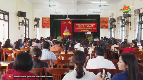 Kim Sơn bồi dưỡng kiến thức QPAN cho c&aacute;n bộ đối tượng 4