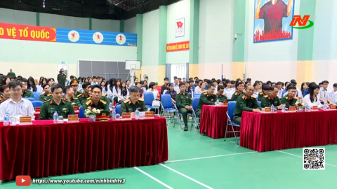 Tuy&ecirc;n truyền hướng nghiệp tuyển sinh qu&acirc;n sự tại Ninh B&igrave;nh