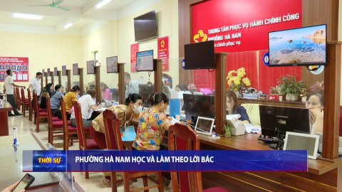 Phường H&agrave; Nam học v&agrave; l&agrave;m theo B&aacute;c